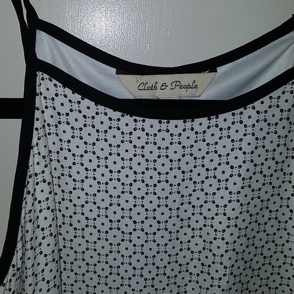 Cloth & People Swing Dress with Cute Trim - Picture 2 of 3